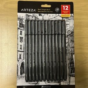ARTEZA black, triangular barrel, water-based ink
